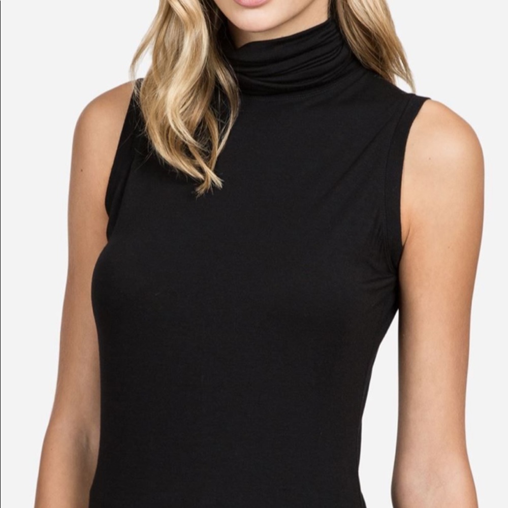 Kit and Ace black turtleneck tank